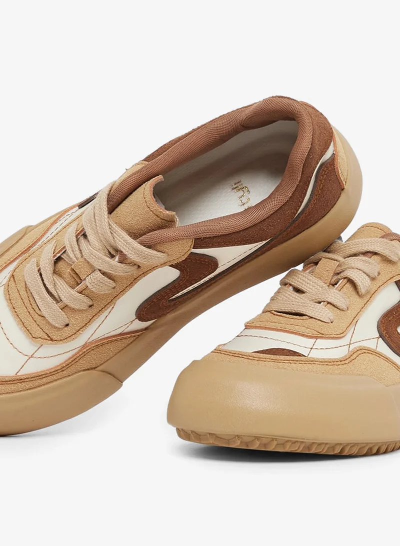Styli Active  Chunky Sole Lace Up Sneakers for Women | Best Price UAE